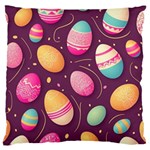 Easter Eggs Egg Large Cushion Case (One Side) Front