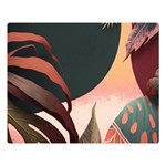 Leaves Foliage Plants Premium Plush Fleece Blanket (Large) 80 x60  Blanket Front