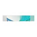 Tsunami Tidal Wave Wave Minimalist Ocean Sea 2 Premium Plush Fleece Scarf (Mini) Front