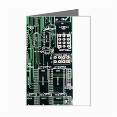 Printed Circuit Board Circuits Mini Greeting Card by Celenk