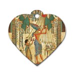 Egyptian Man Sun God Ra Amun Dog Tag Heart (Two Sides) Back