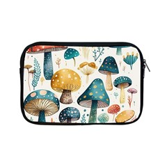 Mushroom Forest Fantasy Flower Nature Apple Ipad Mini Zipper Cases by Uceng