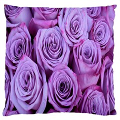 Roses-52 Large Premium Plush Fleece Cushion Case (two Sides)