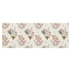 Roses-white Banner And Sign 8  X 3 