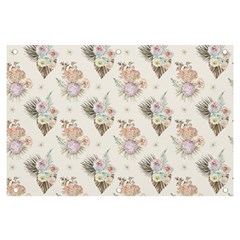 Roses-white Banner And Sign 6  X 4 