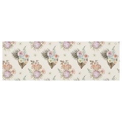 Roses-white Banner And Sign 9  X 3 