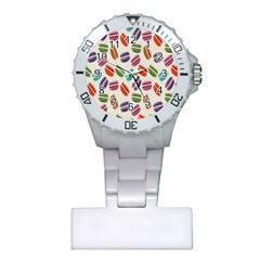 Macaron Plastic Nurses Watch