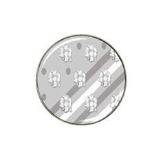 Strip-gray Hat Clip Ball Marker (4 Pack)