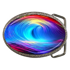 Art Fantasy Painting Colorful Pattern Design Belt Buckles by Ravend