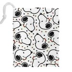 Dog Pattern Drawstring Pouch (5XL) Back