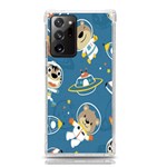 Seamless-pattern-funny-astronaut-outer-space-transportation Samsung Galaxy Note 20 Ultra TPU UV Case Front