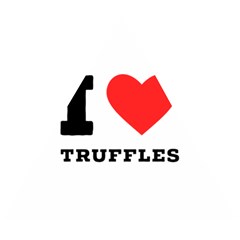 I Love Truffles Wooden Puzzle Triangle by ilovewhateva