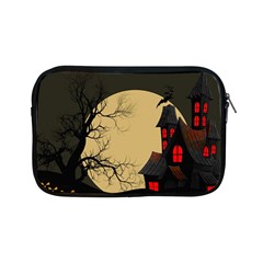 Halloween Moon Haunted House Full Moon Dead Tree Apple Ipad Mini Zipper Cases by Ravend