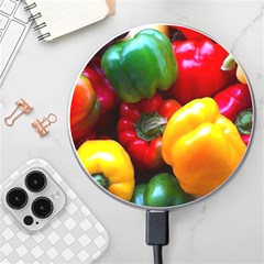 Colorful Capsicum Wireless Fast Charger(white)