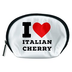 I Love Italian Cherry Accessory Pouch (medium) by ilovewhateva