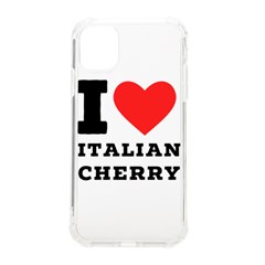 I Love Italian Cherry Iphone 11 Tpu Uv Print Case by ilovewhateva