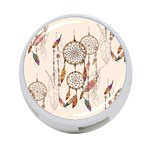 Coloured-dreamcatcher-background 4-Port USB Hub (One Side) Front
