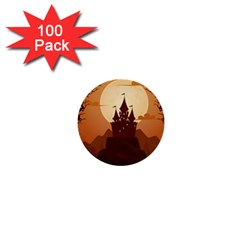 Beautiful-castle 1  Mini Buttons (100 Pack) 