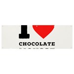 I love chocolate mousse Banner and Sign 12  x 4  Front