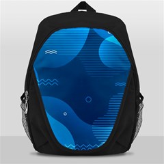 Abstract-classic-blue-background Backpack Bag