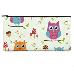 Forest-seamless-pattern-with-cute-owls Pencil Case