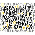 Letters-pattern Deluxe Canvas 14  x 11  (Stretched) 14  x 11  x 1.5  Stretched Canvas