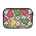Leaves Foliage Batik Seamless Apple MacBook Pro 17  Zipper Case Front