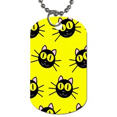 Cats Heads Pattern Design Dog Tag (two Sides)