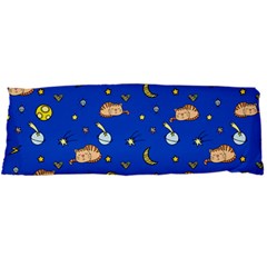 Cat Animals Sleep Stars Seamless Background Body Pillow Case Dakimakura (two Sides) by pakminggu