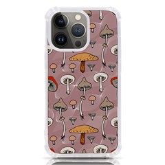 Mushrooms Autumn Fall Pattern Seamless Decorative Iphone 13 Pro Tpu Uv Print Case