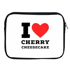 I Love Cherry Cheesecake Apple Ipad 2/3/4 Zipper Cases by ilovewhateva