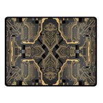 Brain Technology Data Digital Two Sides Fleece Blanket (Small) 45 x34  Blanket Front