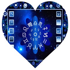 Astrology Horoscopes Constellation Wooden Puzzle Heart by danenraven