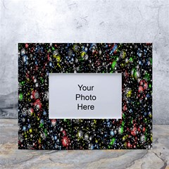 Illustration Universe Star Planet White Tabletop Photo Frame 4 x6 
