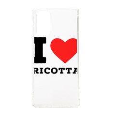 I Love Ricotta Samsung Galaxy Note 20 Tpu Uv Case by ilovewhateva