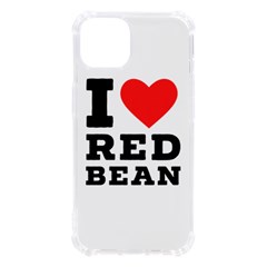 I Love Red Bean Iphone 13 Tpu Uv Print Case by ilovewhateva