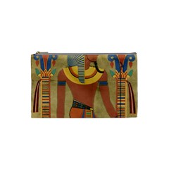 Egyptian Tutunkhamun Pharaoh Design Cosmetic Bag (small) by Mog4mog4