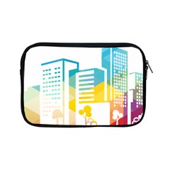 Silhouette Cityscape Building Icon Color City Apple Ipad Mini Zipper Cases by Mog4mog4