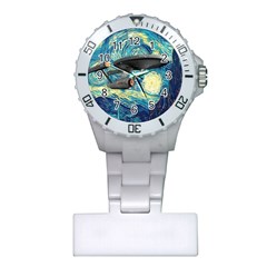 Star Starship The Starry Night Van Gogh Plastic Nurses Watch