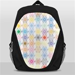Spirals Twirls Abstract Geometric Art Pattern Backpack Bag Front