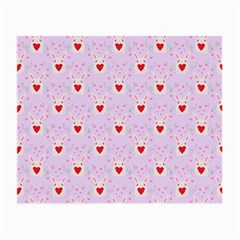 Easter Easter Bunny Hearts Seamless Tile Cute Small Glasses Cloth