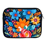 Flowers Bloom Spring Colorful Artwork Decoration Apple iPad 2/3/4 Zipper Cases Front