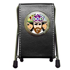 Comic-characters-eastern-magi-sages Pen Holder Desk Clock