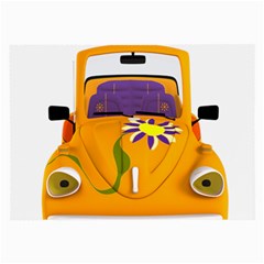 Car-transportation-cartoon-comic Large Glasses Cloth