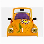 Car-transportation-cartoon-comic Large Glasses Cloth Front