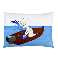 Spirit-boat-funny-comic-graphic Pillow Case by 99art
