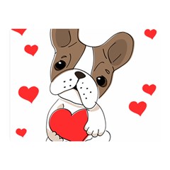 Animation-dog-cute-animate-comic Two Sides Premium Plush Fleece Blanket (mini)