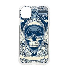 Skull Drawing Iphone 11 Tpu Uv Print Case by 99art