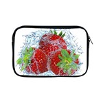 Red Strawberries Water Squirt Strawberry Fresh Splash Drops Apple iPad Mini Zipper Cases Front