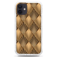 Brown Abstract Background Texture Pattern Seamless Iphone 12 Mini Tpu Uv Print Case	